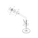 Hansgrohe Tellerkopfbrause Raindance Air 240mm chrom 9,4 l/min mit Brausearm