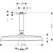 Hansgrohe Tellerkopfbrause Raindance Classic 240mm Air chr./go.m.Deckenelement 100mm