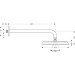 Hansgrohe Tellerkopfbrause Raindance Classic 240mm Air chrom mit Brausearm 383mm