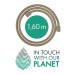 Hansgrohe Textilbrauseschlauch Designflex Planet Edition 1600mm Sand recycelt