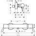 Hansgrohe Thermostat Ecostat Comfort Brausenmischer Aufputz Care DN15 chrom