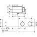 Hansgrohe Thermostat ShowerTablet 350 Brause Aufputz DN15 chrom