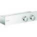 Hansgrohe Thermostat ShowerTablet 350 Brause Aufputz DN15 weiss/chrom