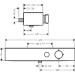 Hansgrohe Thermostat ShowerTablet Select 400 Brause Aufputz DN15 mattschwarz