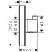 HG Thermostat UP ShowerSelect Glas Highflow Fertigset weiss/chrom