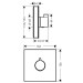 HG Thermostat UP ShowerSelect Glas Highflow Fertigset weiss/chrom