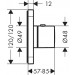 Hansgrohe Thermostat Unterputz Axor Citterio E Fertigset chrom