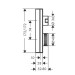 Hansgrohe Thermostat Unterputz Axor Edge F-Set Diamantschliff chr.mit Absperrv.