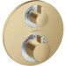 Hansgrohe Thermostat, Unterputz, Ecostat S, Fertigset, 2 Verbraucher, Bronze gebürstet