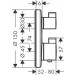 Hansgrohe Thermostat, Unterputz, Ecostat S, Fertigset, 2 Verbraucher, Bronze gebürstet