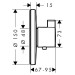 HG Thermostat Unterputz Ecostat S Highflow Fertigset chrom