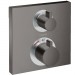 Hansgrohe Thermostat Unterputz Ecostat Square Fertigset 2 Verbraucher Brushed Black