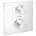 Hansgrohe Thermostat Unterputz Ecostat Square Fertigset 2 Verbraucher mattweiss