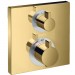 Hansgrohe Thermostat Unterputz Ecostat Square Fertigset 2 Verbraucher Polished Gold Optik