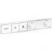Hansgrohe Thermostat Unterputz RainSelect Fertigset 2 Verbraucher mattweiss
