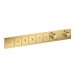 Hansgrohe Thermostat Unterputz RainSelect Fertigset 5 Verbraucher Polished Gold Optic