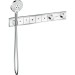 Hansgrohe Thermostat Unterputz RainSelect, Fertigset, 5 Verbraucher, weiss/chrom
