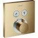 Hansgrohe Thermostat, Unterputz, ShowerSelect, Fertigset, 2 Verbraucher, bronze gebürstet