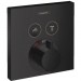 Hansgrohe Thermostat Unterputz ShowerSelect Fertigset 2 Verbraucher mattschwarz