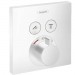 Hansgrohe Thermostat Unterputz ShowerSelect Fertigset 2 Verbraucher mattweiss
