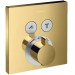Hansgrohe Thermostat Unterputz ShowerSelect Fertigset 2 Verbraucher Polished Gold Optik