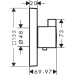 Hansgrohe Thermostat, Unterputz, ShowerSelect, Fertigset, chrom