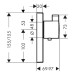 HG Thermostat Unterputz ShowerSelect Highflow FS 1 Verbraucher/1 Ausg.chrom