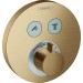 Hansgrohe Thermostat, Unterputz, ShowerSelect S, Fertigset, 2 Verbraucher, Bronze gebürstet