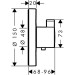Hansgrohe Thermostat, Unterputz, ShowerSelect S Highflow, Fertigset, chrom