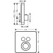 Hansgrohe Thermostat UP Axor ShowerSelect Fertigset 2 Verbraucher chrom