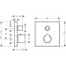 Hansgrohe Thermostat UP Axor Starck Organic F-Set chrom mit Absperr-u.Umstellventil