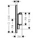 Hansgrohe Thermostat UP Ecostat Comfort Q  Fertigset 2 Verb.m.Sicherungskombi.BBC