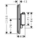 Hansgrohe Thermostat UP ShowerSelect Comfort E Fertigset MW