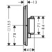 Hansgrohe Thermostat UP ShowerSelect Comfort Q Fertigset 1 Verbraucher MSW