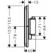 Hansgrohe Thermostat UP ShowerSelect Comfort Q FS 1 Verbraucher/1 Ausgang BBR