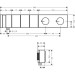 Hansgrohe Thermostatmodul Unterputz Select Axor Edge F-Set 3 Verbr.Diamantschliff chrom