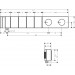 Hansgrohe Thermostatmodul Unterputz Select Axor Edge F-Set 4 Verbr.Diamantschliff chrom