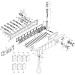 Hansgrohe Thermostatmodul Unterputz Select Axor Edge F-Set 5 Verbr.Diamantschliff chrom