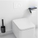 HG Toilettenset WallStoris mattschwarz