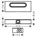 HG uBox Universal GK für Duschrinnen Ablaufgehäuse für flache Installation