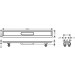 Hansgrohe uBox universal Installationsset 800 mm für befliesbare Duschrinnen