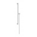 Hansgrohe Unica Brausestange S Puro 65 cm mit Easy Slide Handbrausehalter und Isiflex Brauseschlauch 160 cm Mattweiß