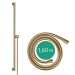 Hansgrohe Unica Brausestange S Puro 90 cm mit Easy Slide Handbrausehalter und Isiflex Brauseschlauch 160 cm Brushed Bronze