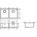 Hansgrohe Unterbauspüle 370x370 S719-U765