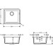 Hansgrohe Unterbauspüle 450 S510-U450 BG