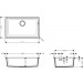 Hansgrohe Unterbauspüle 660 S510-U660 GS