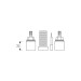 Hansgrohe Verlängerung AXOR Starck/Terrano 25mm 3-Loch Wannenarmatur Unterputz chr