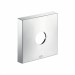 Hansgrohe Verlängerungsrosette eckig 1-Loch chrom