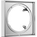 Hansgrohe Verlängerungsrosette eckig 22 mm Chrom