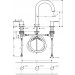 Hansgrohe 3-Loch Waschtischarmatur Vernis Shape mattschwarz